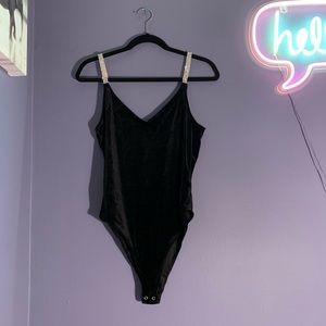 Black Velvet bodysuit